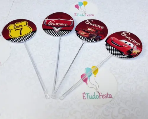 Topper para doces Carros Disney