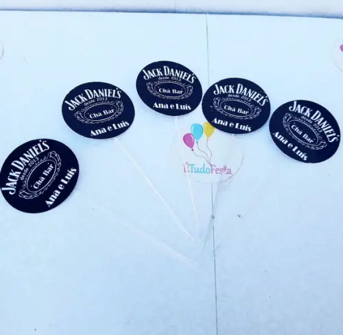 Topper para doces Jack Daniels