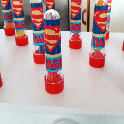Tubete personalizado Logo Superman
