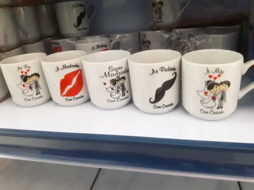 Xícara de resina para casamento