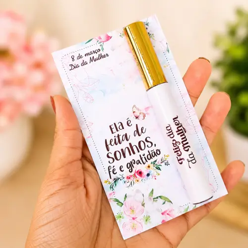Lip Gloss Labial Personalizado para Empresas Dia da Mulher