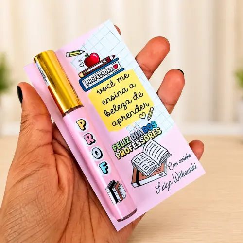 Lip Gloss Labial Personalizado Dia dos Professores