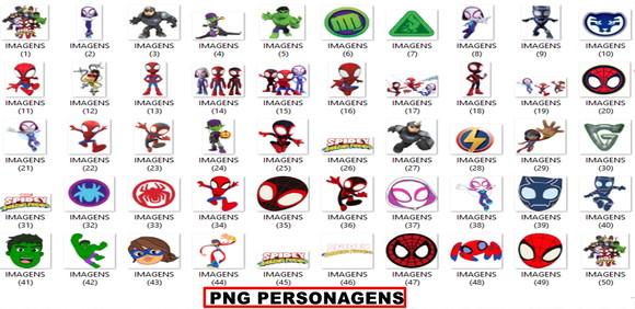 Kit Digital Spidey E Seus Amigos Espetaculares