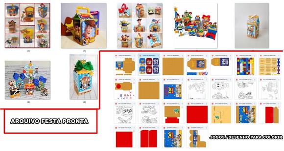 Kit Digital Toy Story Festa Pronta