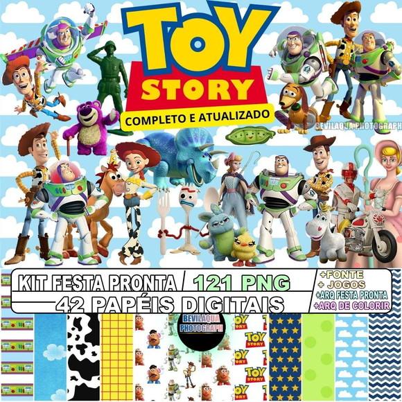 Kit Digital Toy Story Festa Pronta