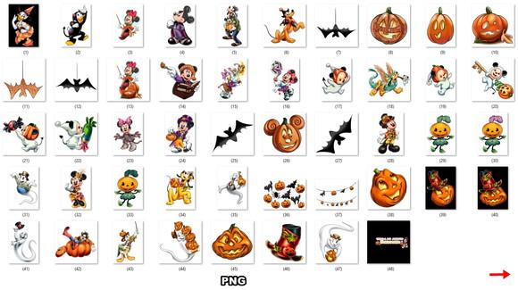 Kit Digital Turma do Mickey Halloween