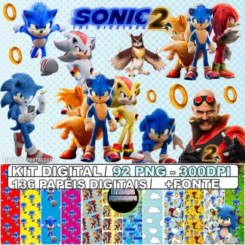 Kit Digital Sonic 2 Completo
