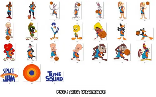 Kit Digital Space Jam Svg, Png, Eps
