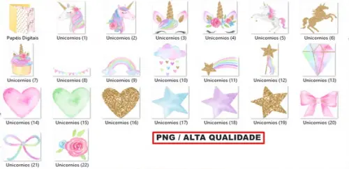 Kit Digital Unicórnios