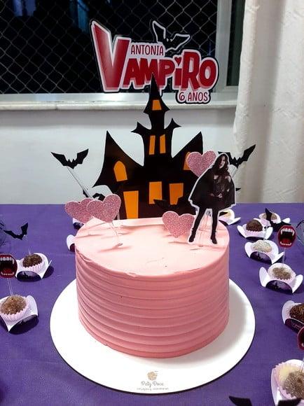 Topo de Bolo Chica Vampiro