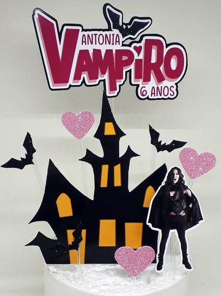 Topo de Bolo Chica Vampiro