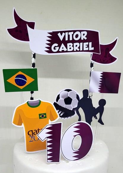Topo de Bolo Copa 2022