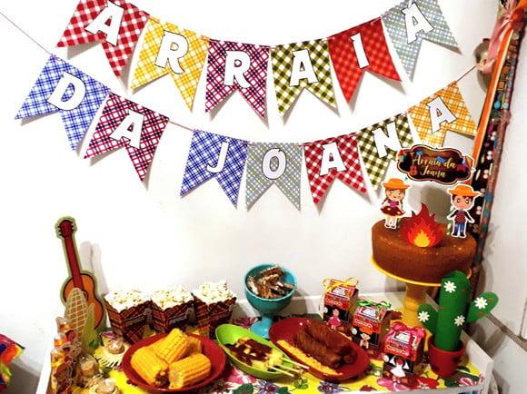 Topo de Bolo Festa Junina