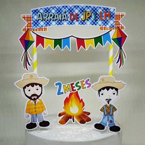 Topo de Bolo Festa Junina