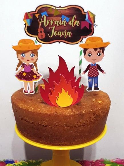 Topo de Bolo Festa Junina