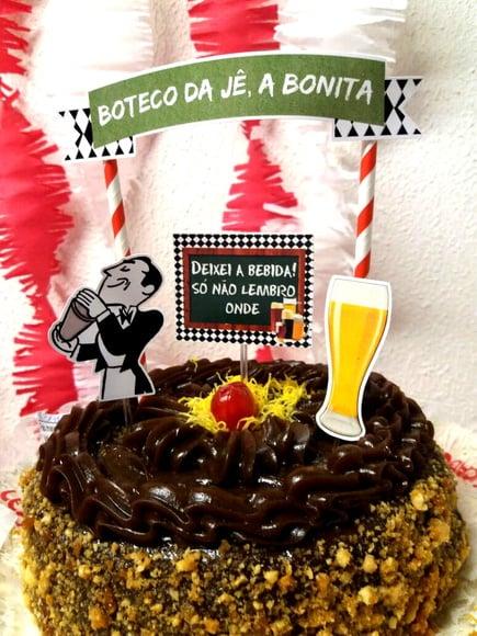 Topo de Bolo Festa Boteco