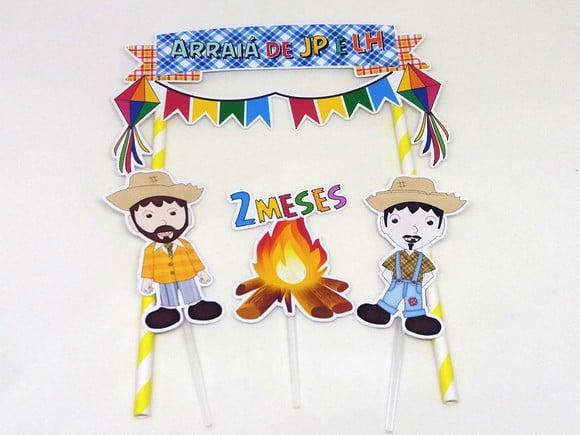 Topo de Bolo Festa Junina