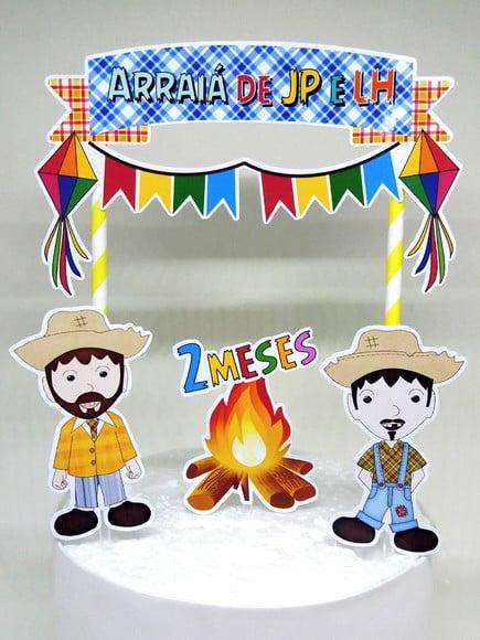 Topo de Bolo Festa Junina