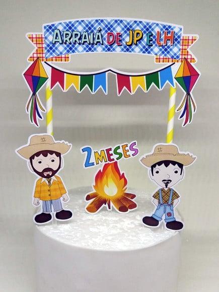 Topo de Bolo Festa Junina