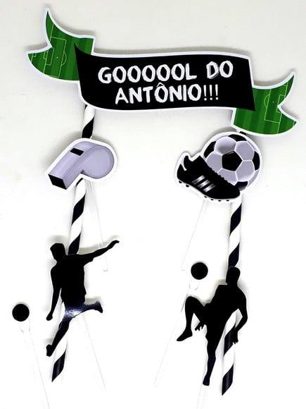 Topo de Bolo Futebol