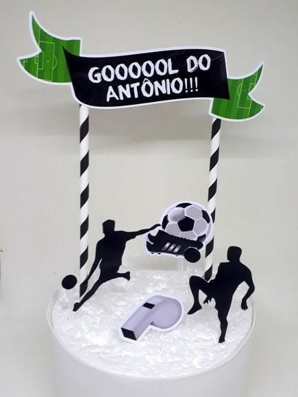 Topo de Bolo Futebol