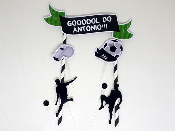 Topo de Bolo Futebol