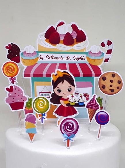 Topo de Bolo nº 2 Confeitaria / Pâtisserie
