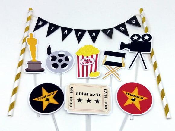 Topo de Bolo Oscar