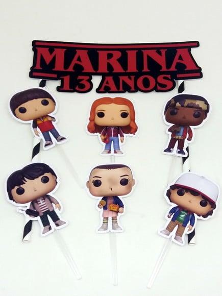Topo de Bolo Stranger Things (mod. 3)
