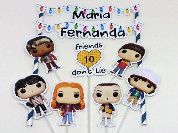 Topo de Bolo Stranger Things (mod. 1)