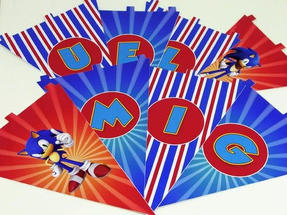 Bandeirinha Sonic