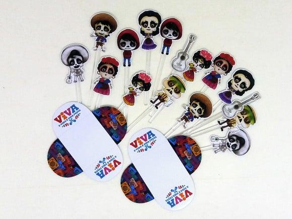Kit Forminha + Toper Docinho Viva a Vida é uma Festa