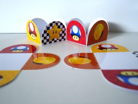 Kit Forminhas e Toper Docinhos com 60 itens Super Mario Bros