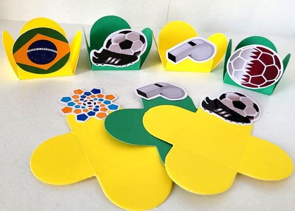 Kit Forminhas para Docinhos Copa 2022