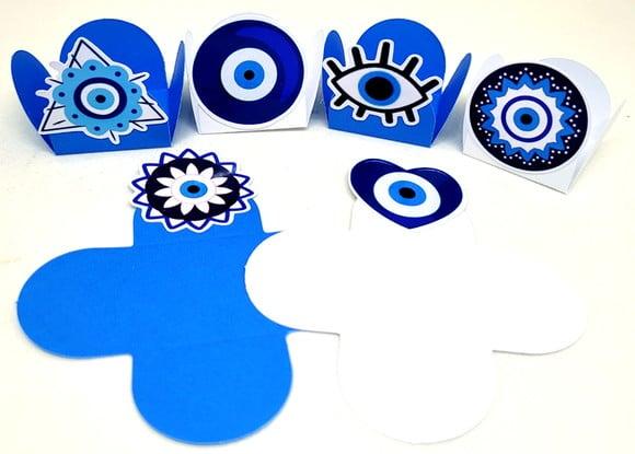 Kit Forminhas para Docinhos Olho Grego