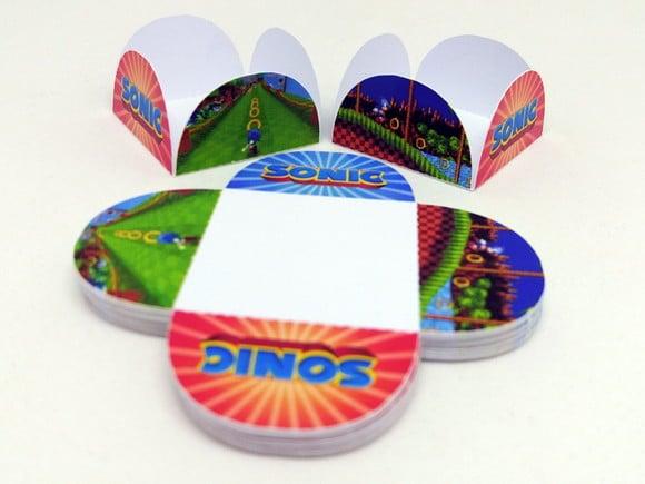 Kit Forminhas para Docinhos Sonic