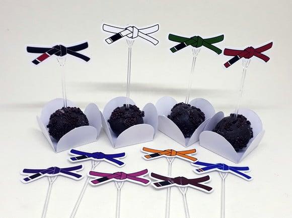 Kit Toper para Docinho Faixa Quimono