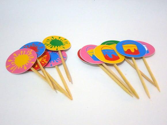 Kit Toper para Docinho Pintando o 7