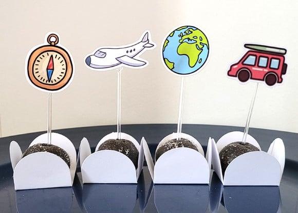 Kit Toper para Docinho Viagem