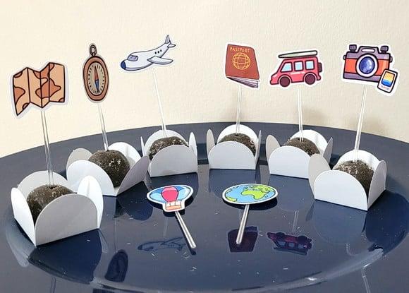 Kit Toper para Docinho Viagem