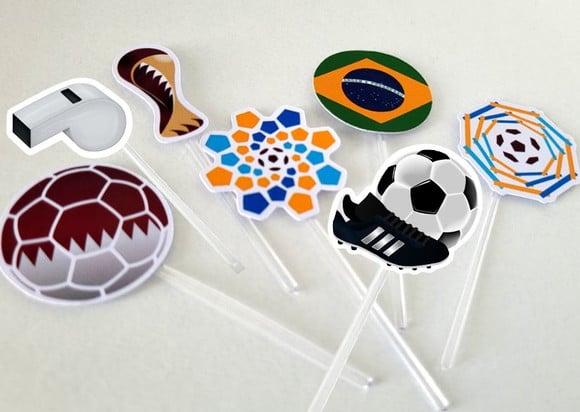 Kit Toper para Docinhos Copa 2022