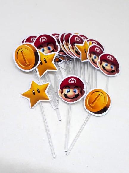 Kit Toper para Docinhos Super Mario
