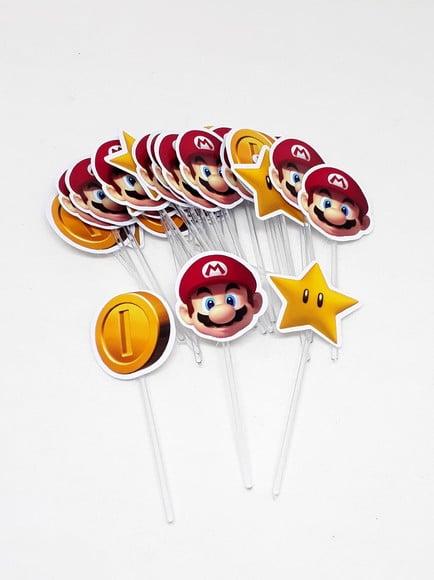 Kit Toper para Docinhos Super Mario