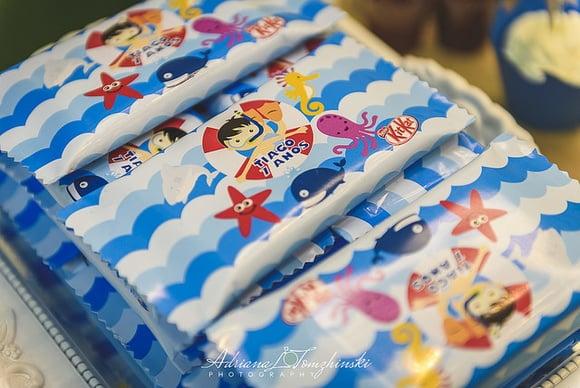 Capa Kit Kat Personalizado Fundo do Mar