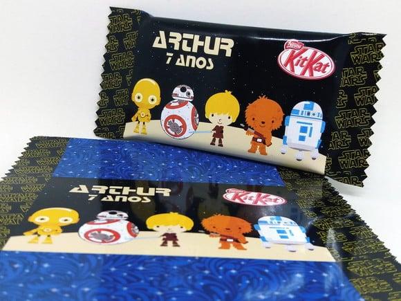 Capa Kit Kat Personalizado Star Wars Cute