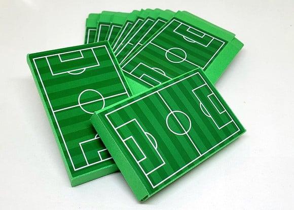 Kit Nº1 com 20 Caixas para Kit Kat Campo de Futebol