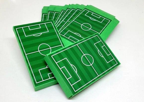 Kit Nº5 100 Caixas Campo de Futebol para Kit Kat