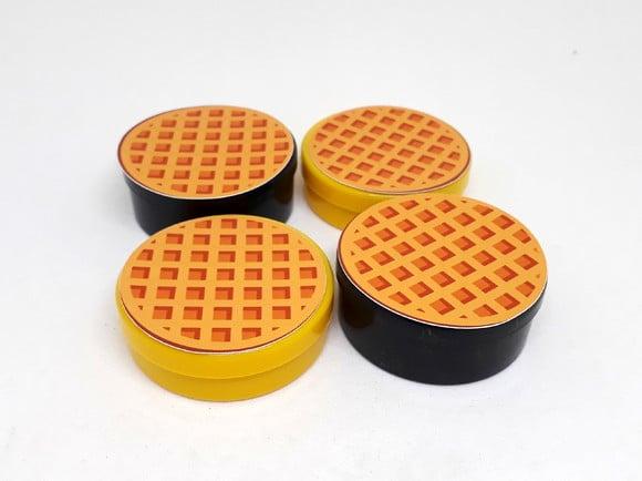 30 Adesivos Redondo para Latinha 5x5 Waflle