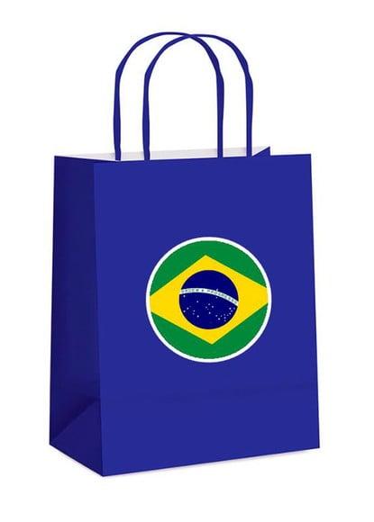 Adesivo para Sacolinha Bandeira Brasil