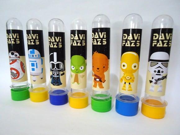Adesivo para Tubete Star Wars Cute